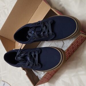 VANS, NAVY, SIZE 10.5 mens